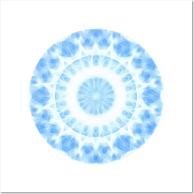 Kaleidoscope in blues Wall Art by hereswendy